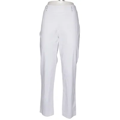 Kostuumbroek (Wit) van JM Collection Elastaan, Polyamide, Viscose