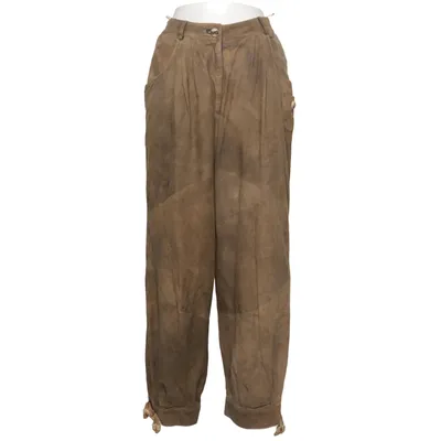 Læderbukser (2614000) fra Julius Lang Læder, Viscose