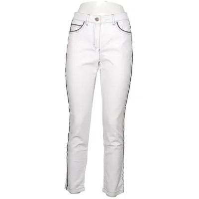 Jeans (White, Black) from Escada Cotton, Polyester