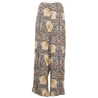 Palazzobukser (Blå, Beige) fra Morris & Co x H&M Viscose, Lyocell, Polyester