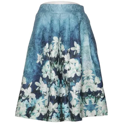 Rock (Blau, Weiß) von Shikha London Polyester