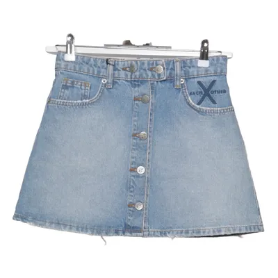 Denim skirt (Blue) from Each x Other Cotton