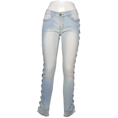 Jeans (Blå, Vit) från Koucla Bomull, Elastan, Polyester