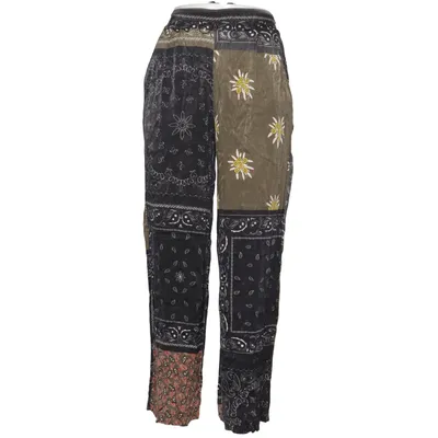 Pants (Black, Multicolored) from Monday Afternoon Silk, Viscose