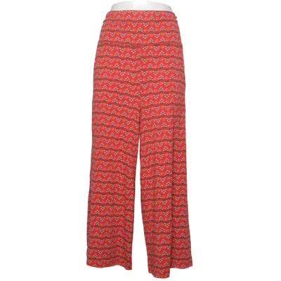 Palazzo pants (Red, Multicolored) from Blutsgeschwister Elastane, Viscose