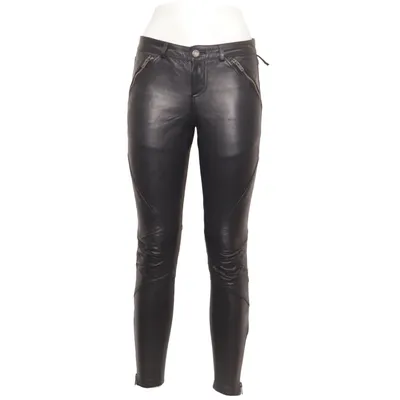 Leather pants (Black) from Ellos Leather