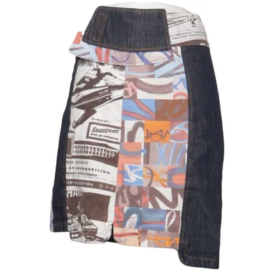 Skirt (Blue, White, Multicolored) from Custo Barcelona Cotton