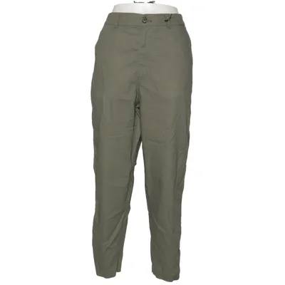 Chinos (Green) from Uniqlo Cotton, Linen