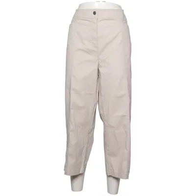 Driekwart broek (Beige) van JM Collection Katoen, Elastaan