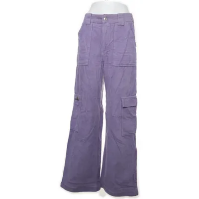 Corduroy broek (Lila) van Bershka Katoen