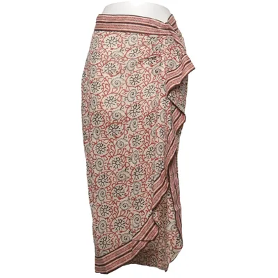 Wrap skirt (Beige, Red, Black) from Pull & Bear Cotton
