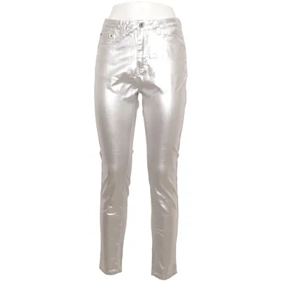 Jean (Argent) de Denim Coton, Élasthane, Polyester