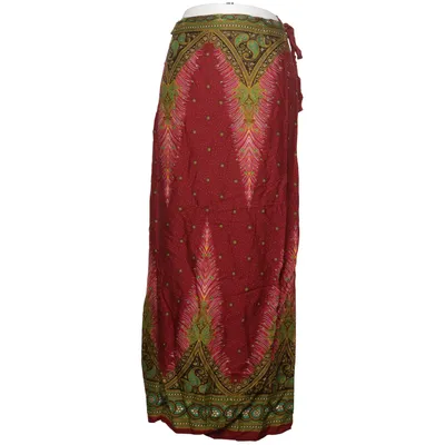 Wrap skirt (Red, Green, Multicolored) from Bamboo House Viscose