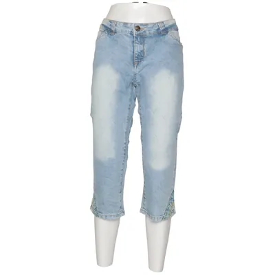 Jeans (Blå) från Janina Denim Bomull, Elastan