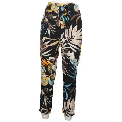 Palazzo pants (Black, Multicolored) from Ambika Elastane, Polyester