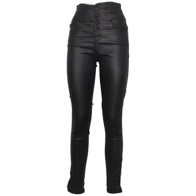 Pantalon (Noir) de La Petite Parisienne Coton, Élasthane, Polyamide