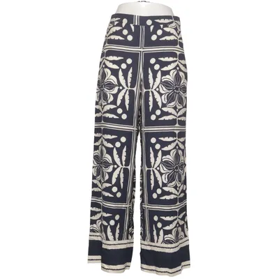 Palazzo pants (Blue, White) from H&M Viscose, Polyamide, Polyester