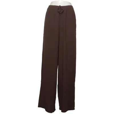 Palazzo pants (Brown) from ASOS Design Linen, Viscose