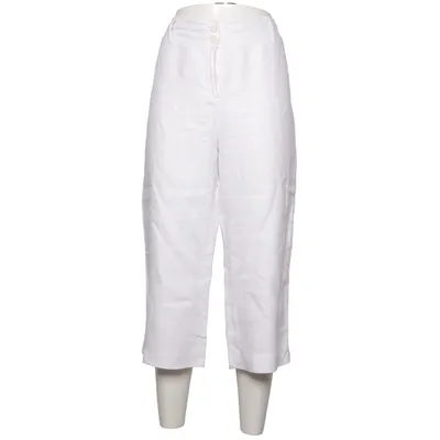 Three-quarter pants (White) from Promiss Cotton, Linen, Polyester