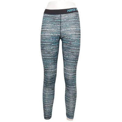 Sportleggings (Blauw, Zwart, Wit) van Nike Pro Elastaan, Polyester