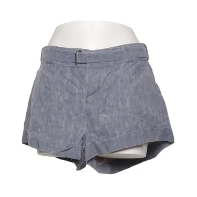 Shorts (Blue) from Prada Cupro, Linen