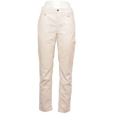 Pantalon en velours (Beige) de Anna Montana Coton, Élasthane