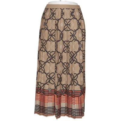 Maxi nederdel (Beige, Flerfarvet) fra GANT Polyester