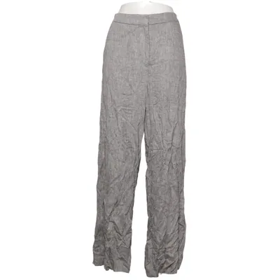 Palazzobyxor (Grå) från H&M Premium Quality Viskos, Linne, Polyester