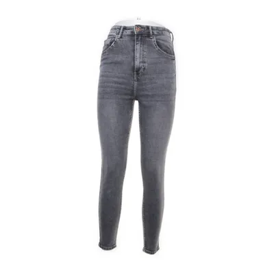 Spijkerbroek (Grijs) van Bershka Katoen, Polyester