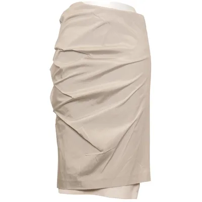 Jupe (Gris) de Donna Karan Élasthane, Lin, Polyamide, Viscose