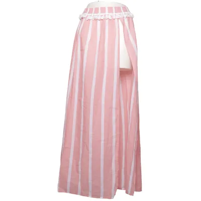 Maxi nederdel (Pink, Hvid) fra ASOS Bomuld