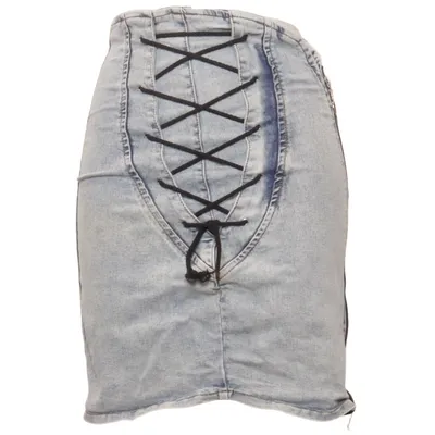 Jupe en jean (Bleu) de Pocket