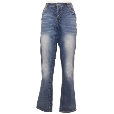 Jean (Bleu) de Birkhahn Mode Coton, Élasthane