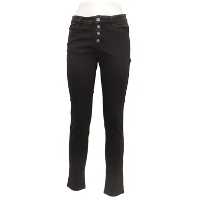 Jeans (Svart) från Hand Work Denim Bomull, Elastan