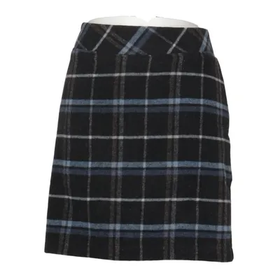 Kjol (Blå, Svart, Vit) från UpFashion Polyester, Ull