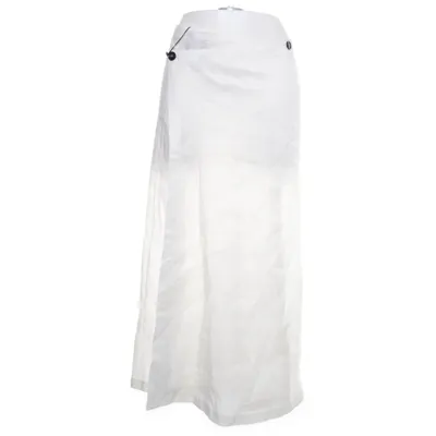 Jupe de plage (Blanc) de Totême