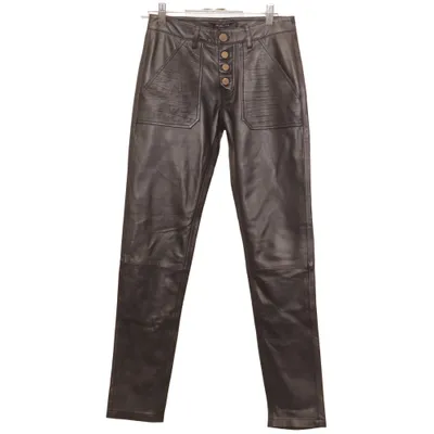 Pantalon en cuir (Noir) de Muubaa Cuir, Polyester