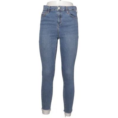 Spijkerbroek (Moto) van Topshop Moto Katoen, Elastaan, Polyester