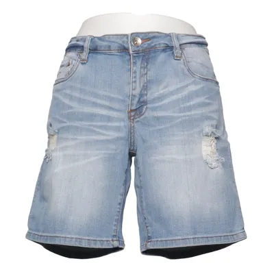 Denim shorts (Blauw) van Charlotte Russe Katoen, Elastaan