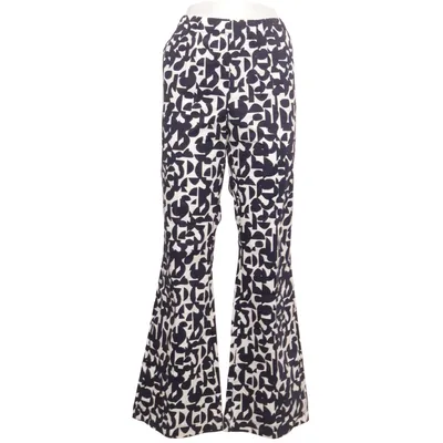 Pantalon (Bleu, Blanc) de Emilia Lay Coton, Élasthane