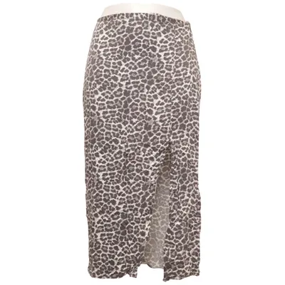 Jupe longue (Gris, Blanc) de Donna Romina x NA-KD Viscose