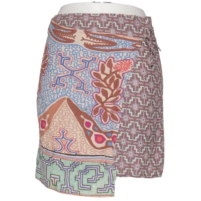 Wrap skirt (Blue, Brown, Multicolored) from Sacks Viscose