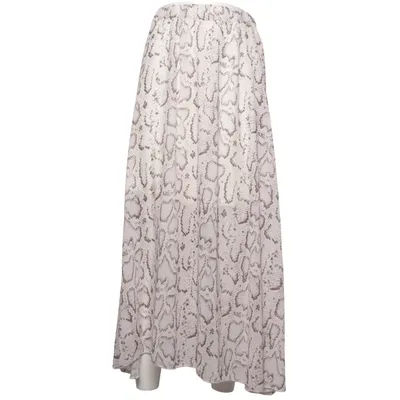 Maxi nederdel (Beige, Brun) fra Fresh Lemons Elastan, Polyester, Viscose