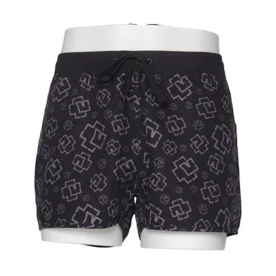 Badshorts (Svart, Vit) från Rammstein Polyester