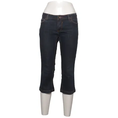 Driekwart broek (Blauw) van Miss Anna Katoen, Elastaan