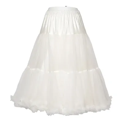 Jupe en tulle (Blanc) de Banned Apparel Élasthane, Polyamide, Polyester
