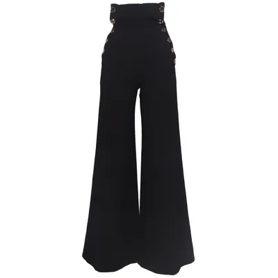 Palazzohose (Schwarz) von Elisabetta Franchi Polyester