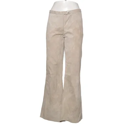 Läderbyxor (Beige) från Staccato Skinn
