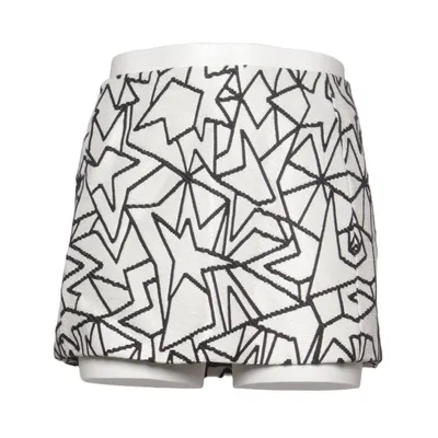 Rok (Zwart, Wit) van Neil Barrett Acryl, Polyester, Polyurethaan, Viscose, Wol