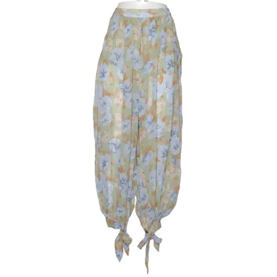 Harem pants (Green, Blue, Multicolored) from Mango Polyester, Viscose